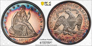 1877 50C PR64CAM