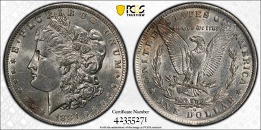1884-O $1 AU55