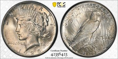 1925 $1 MS63