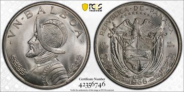 1966 Balboa KM-27  Ag MS67