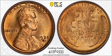1935-S 1C MS64RD