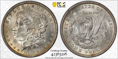 1888-O $1 VAM 1B Scarface MS63
