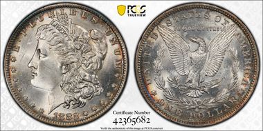 1882-O/S $1 Strong MS64
