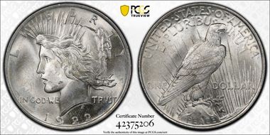 1922 $1 MS64