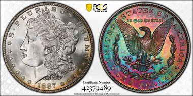 1887 $1 MS65