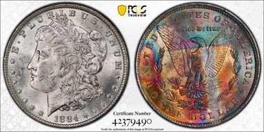 1884-O $1 MS62