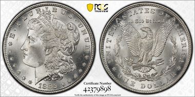 1885 $1 MS66