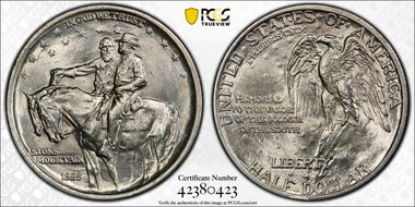 1925 50C Stone Mountain MS63