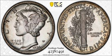 1936 10C PR67