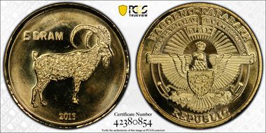 2013 5 Dram Goat MS65