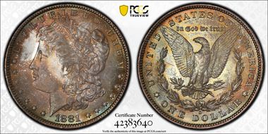 1881-O $1 MS65