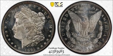 1891-S $1 MS64+ DMPL
