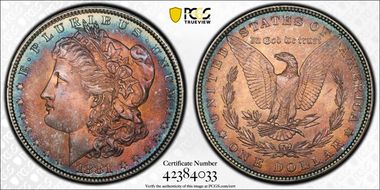 1881 $1 MS67