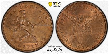 1910-S 1C MS64BN
