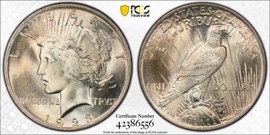 1923 $1 MS66+