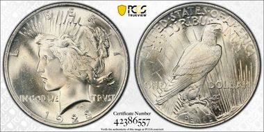 1923 $1 MS66+