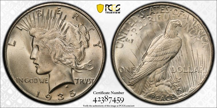 Cert 42387459 - Coin Image