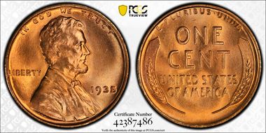 1935 1C MS67+ RD