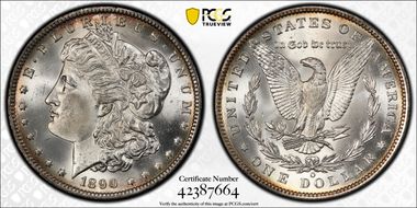 1890-O $1 MS65