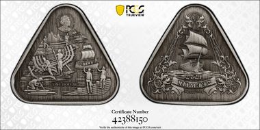 2021 $1 Zeewijk Shipwreck Antique Finish MS69