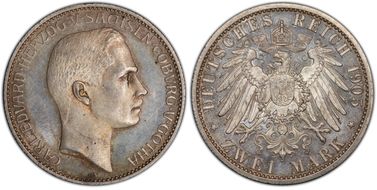 1905-A 2 Mk J-147 MS64+