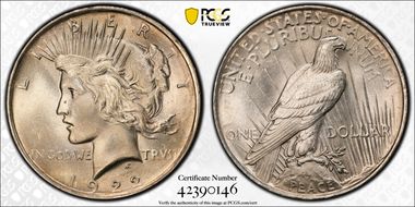 1922 $1 MS65