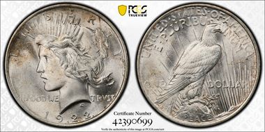 1922 $1 MS66