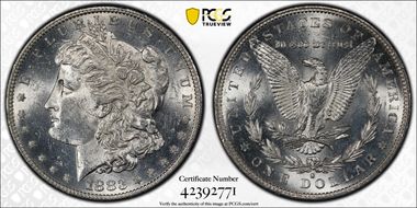 1883-S $1 MS62