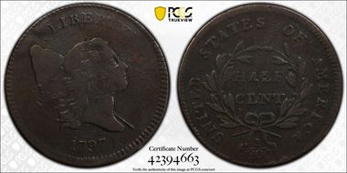 1797 1/2C C-1, 1 Above 1 VF30BN