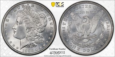1896 $1 MS67
