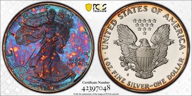 1990-S $1 Silver Eagle PR69DCAM