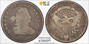 1807 50C Draped Bust G6