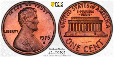 1975-S 1C PR64BN