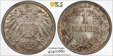 1913-G Mark J-17 MS66