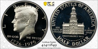 1976-S 50C Silver PR68DCAM