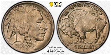 1913-D 5C Type 1 MS64