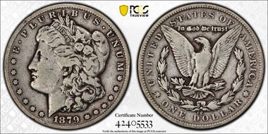 1879-CC $1 Capped Die F15