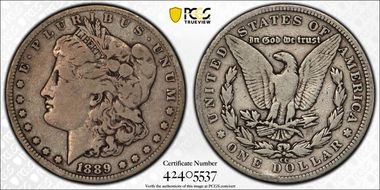 1889-CC $1 VG8