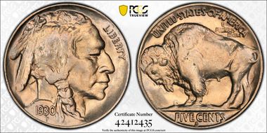 1930-S 5C MS66