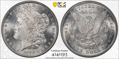 1878-S $1 MS65