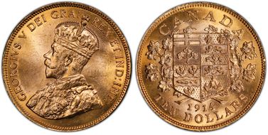 1914 $10 MS64