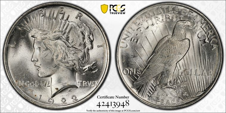 Cert 42413948 - Coin Image