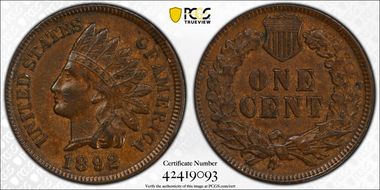 1892 1C AU50BN