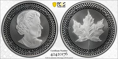 2019 $5 Maple Leaf Silver Modified PR Pride of Two Nations Set PR70