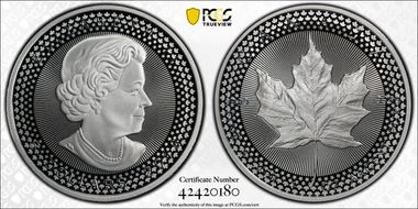 2019 $5 Maple Leaf Silver Modified PR Pride of Two Nations Set PR70
