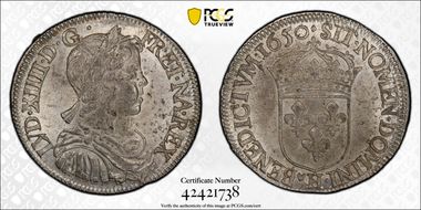 1650-H 1/2 Ecu Gad-169 MS63