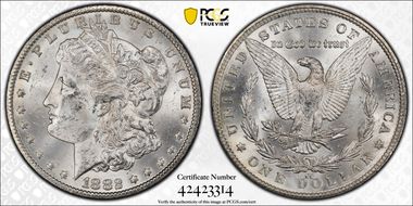 1882-CC $1 MS62