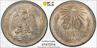 1937-M 50C KM-447  Ag MS63