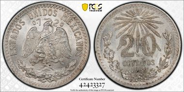 1939-M 20C KM-438  Ag MS65
