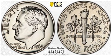 1963 10C PR67